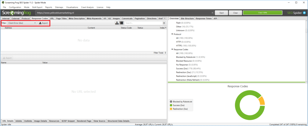 404-pagina's webcrawler